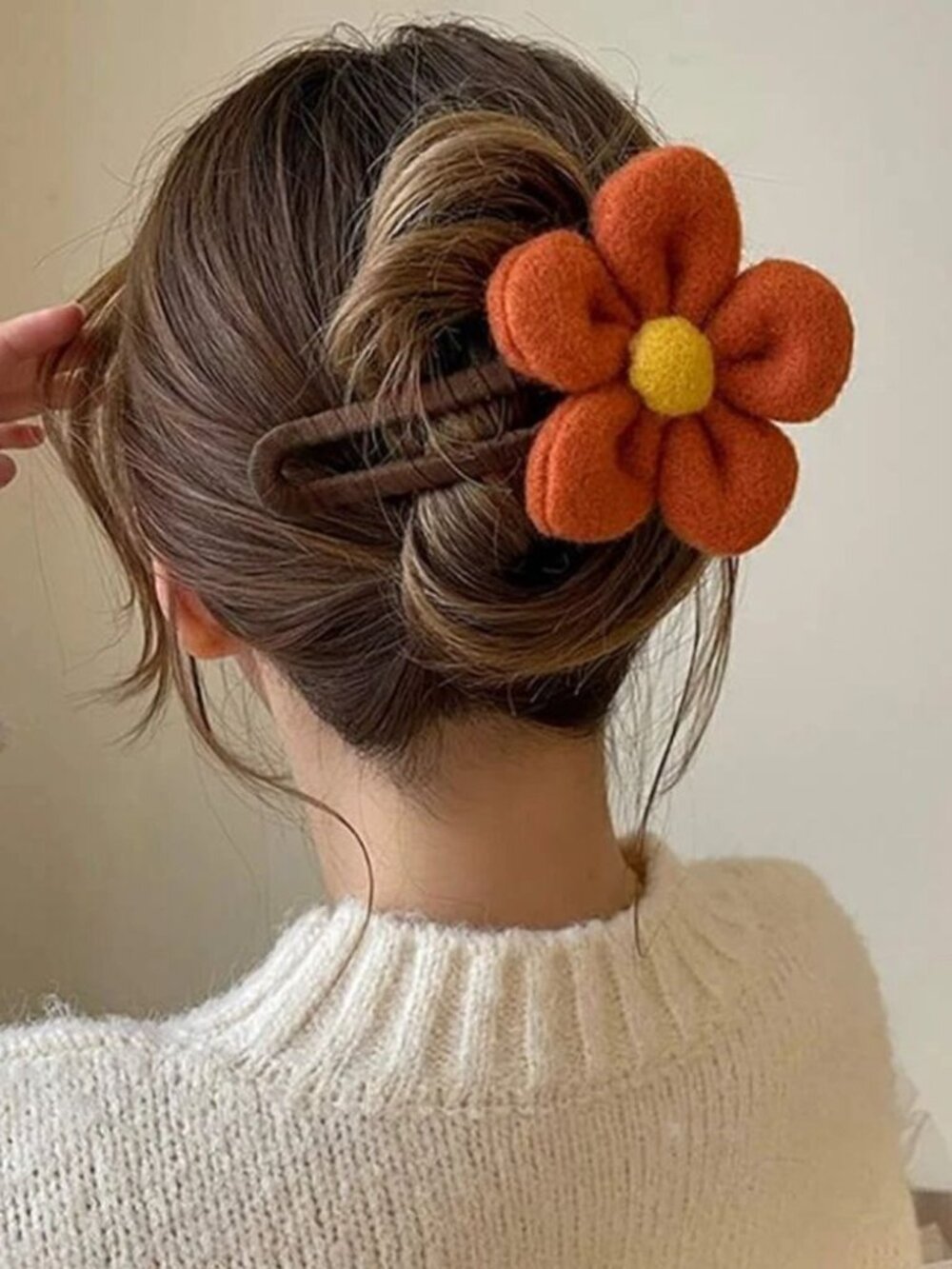 Boho flowerhairclip1436